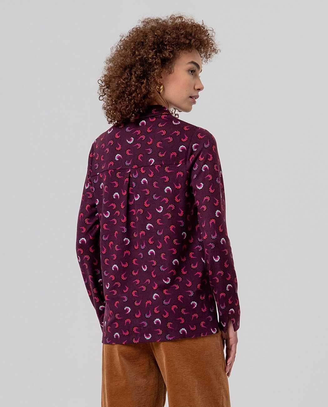 Camicia lunga Porpora